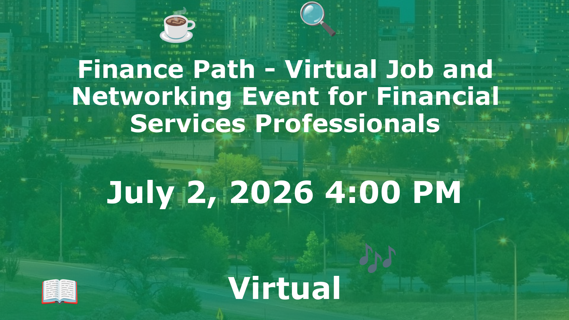 Finance Path - Virtual Job and Networking Event for Financial Services Professionals event image